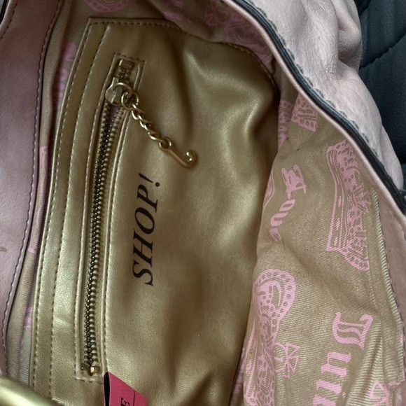 Juicy Couture Pink Shoulder Bag with Gold Accents - Picture 5 of 5